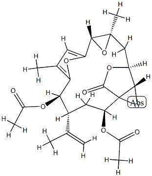 (1S,2S,4R,5R,10S,12R,14S,15S)-2,5-Bis(acetyloxy)-7,12-dimethyl-4-(1-methylethenyl)-11,16,18,19-tetraoxapentacyclo[12.2.2.16,9.01,15.010,12]nonadeca-6,8-diene-17-one