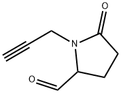 2-Pyrrolidinecarboxaldehyde, 5-oxo-1-(2-propynyl)- (9CI)