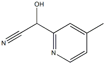 2-Pyridineacetonitrile,alpha-hydroxy-4-methyl-(9CI)