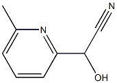 2-Pyridineacetonitrile,alpha-hydroxy-6-methyl-(9CI)