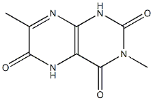 2,4,6(1H,3H,5H)-Pteridinetrione,  3,7-dimethyl-  (6CI)