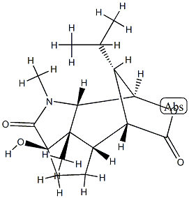 5,6-epoxy-1-hydroxy-6-isopropyl-3,11-dimethyl-3-azatricyclo(6.2.1.04(5,11))undecan-2-one