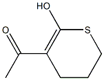 Valeric acid, 2-(1-hydroxyethylidene)-5-mercapto-, delta-(thio lactone) (6CI)