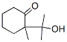 Cyclohexanone,  2-(1-hydroxy-1-methylethyl)-2-methyl-