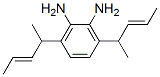 1,2-Benzenediamine,  3,6-bis(1-methyl-2-butenyl)-  (9CI)