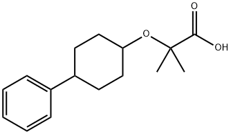 2-methyl-2-(4-phenylcyclohexyl)oxy-propanoic acid