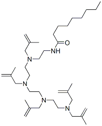 N-[14-methyl-3,6,9,12-tetrakis(2-methylallyl)-3,6,9,12-tetraazapentadec-14-en-1-yl]nonan-1-amide