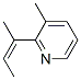 Pyridine, 3-methyl-2-(1-methyl-1-propenyl)-, (Z)- (9CI)