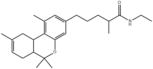 N-ethyl-17-methyl-delta(8)-tetrahydrocannabinol-18-oic amide