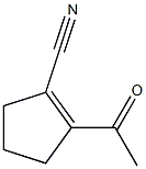 1-Cyclopentene-1-carbonitrile, 2-acetyl- (6CI)