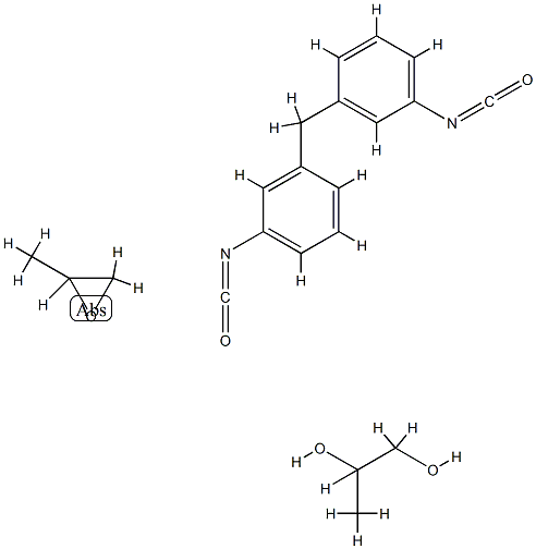 1,2-Propanediol, polymer with 1,1'-methylenebis[isocyanatobenzene] and methyloxirane