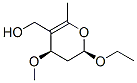 2H-Pyran-5-methanol,2-ethoxy-3,4-dihydro-4-methoxy-6-methyl-,cis-(9CI)