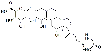 (3a,5b,7a,12a)-24-[(carboxymethyl)amino]-1,12-dihydroxy-24-oxocholan-3-yl b-D-glucopyranosiduronic acid