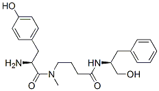 4-[[(2S)-2-amino-3-(4-hydroxyphenyl)propanoyl]-methyl-amino]-N-[(2S)-1 -hydroxy-3-phenyl-propan-2-yl]butanamide