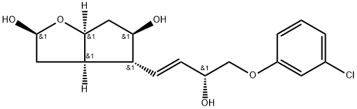 2H-Cyclopenta[b]furan-2,5-diol, 4-[4-(3-chlorophenoxy)-3-hydroxy-1-butenyl]hexahydro-, [2S-[2α,3aβ,4β(1E,3S*),5α,6aβ]]- (9CI)