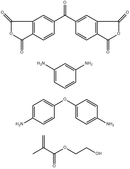 3,3',4,4'-二苯甲酮四羧酸二酐、苯二胺、氧联二苯胺的酯化聚酰胺酸