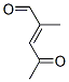 2-Pentenal, 2-methyl-4-oxo-, (E)- (9CI)