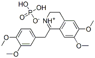 1-(3,4-dimethoxybenzyl)-3,4-dihydro-6,7-dimethoxyisoquinolinium dihydrogen phosphate