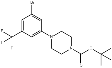叔-丁基 4-(3-溴-5-(三氟甲基)苯基)哌嗪-1-羧酸酯