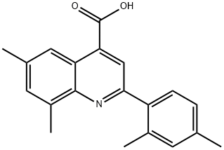 2-(2,4-二甲基苯基)-6,8-二甲基-喹啉-4-羧酸