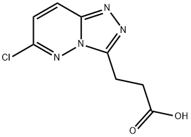3-(6-氯-[1,2,4]三唑并[5,4-F]哒嗪-3-基)丙酸