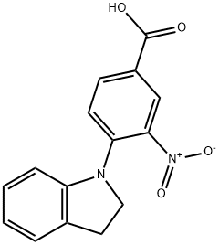 4-(2,3-dihydro-1H-indol-1-yl)-3-nitrobenzoic acid