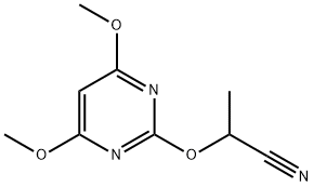 Propanenitrile, 2-[(4,6-dimethoxy-2-pyrimidinyl)oxy]- (9CI)