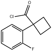 Cyclobutanecarbonyl chloride, 1-(2-fluorophenyl)- (9CI)