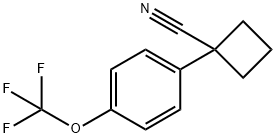 1-[4-(Trifluoromethoxy)phenyl]cyclobutanecarbonitrile