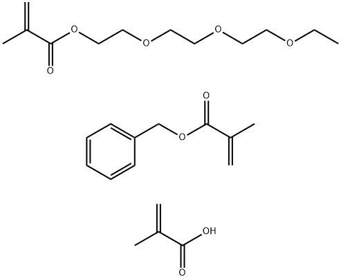 2-Methyl-2-propenoic acid polymer with 2-[2-(2-ethoxyethoxy)ethoxy]ethyl 2-methyl-2-propenoate and phenylmethyl 2-methyl-2-propenoate, block