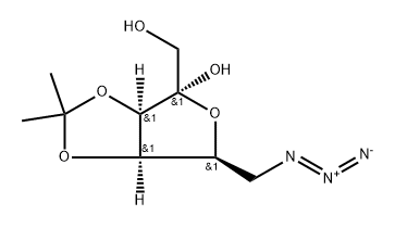 .alpha.-L-Tagatofuranose, 6-azido-6-deoxy-3,4-O-(1-methylethylidene)-