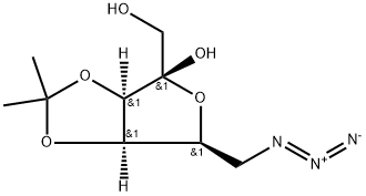 .beta.-L-Tagatofuranose, 6-azido-6-deoxy-3,4-O-(1-methylethylidene)-