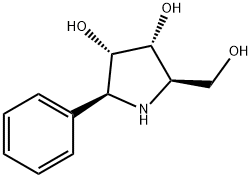 3,4-Pyrrolidinediol, 2-(hydroxymethyl)-5-phenyl-, (2R,3R,4S,5S)-