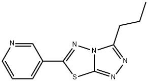 3-propyl-6-(3-pyridinyl)[1,2,4]triazolo[3,4-b][1,3,4]thiadiazole