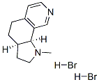 2,3,3a,4,5,9b-Hexahydro-1-methyl-1H-pyrrolo(3,2-h)isoquinoline dihydro bromide, cis-(+-)-