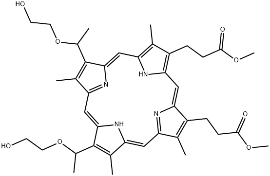 2,4-di-(2-hydroxyethoxy)ethyl-deuteroporphyrin IX