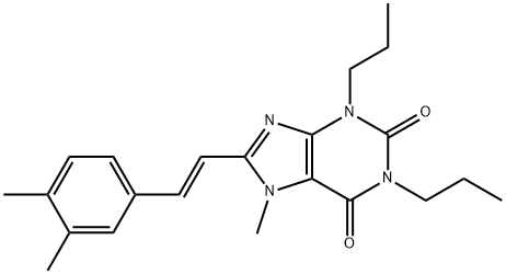 (E)-8-(3,4-Dimethylstyryl)-7-methyl-1,3-dipropylxanthine