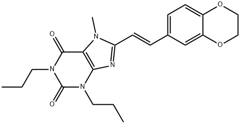 (E)-8-(2-(1,4-Benzodioxan-6-yl)vinyl)-7-methyl-1,3-dipropylxanthine