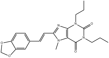 (E)-7-Methyl-8-(3,4-methylenedioxystyryl)-1,3-dipropylxanthine