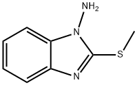 1H-Benzimidazol-1-amine,2-(methylthio)-(9CI)