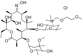 3'-De(diMethylaMino)-3'-[[(2-Methoxyethoxy)Methyl]diMethylaMMonio]erythroMycin 9-OxiMe Chloride