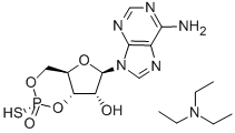 ADENOSINE 3',5'-CYCLIC MONOPHOSPHOROTHIOATE, RP-ISOMER, TRIETHYLAMMONIUM SALT