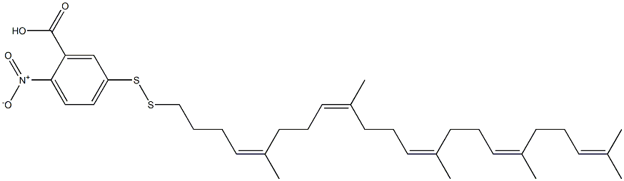 3-carboxy-4-nitrophenyldithio-1,1',2-trisnorsqualene