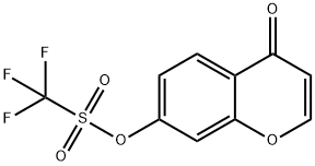 Methanesulfonic acid, 1,1,1-trifluoro-, 4-oxo-4H-1-benzopyran-7-yl ester