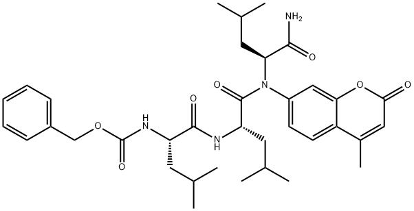 benzyloxycarbonylleucyl-leucyl-leucyl-4-methyl-coumaryl-7-amide
