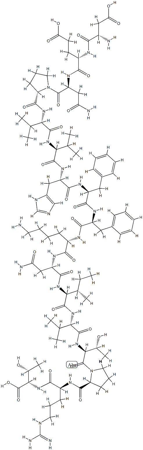 L-Threonine, L-a-aspartyl-L-a-glutaMyl-L-asparaginyl-L-prolyl-L-valyl-L-valyl-L-histidyl-L- phenylalanyl-L-phenylalanyl-L-lysyl-L-asparaginyl-L-isoleucyl-L-valyl-L-thre onyl-L-prolyl-L-arginy