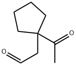 Cyclopentaneacetaldehyde, 1-acetyl- (9CI)