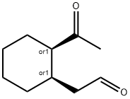 Cyclohexaneacetaldehyde-formyl-d, 2-acetyl-, cis- (9CI)
