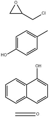 Formaldehyde polymer with (chloromethyl) oxirane, 4-methylphenol and 1-naphthalenol