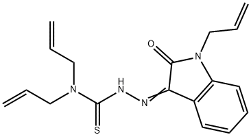 N-allylisatin-beta-4',4'-diallylthiosemicarbazone
